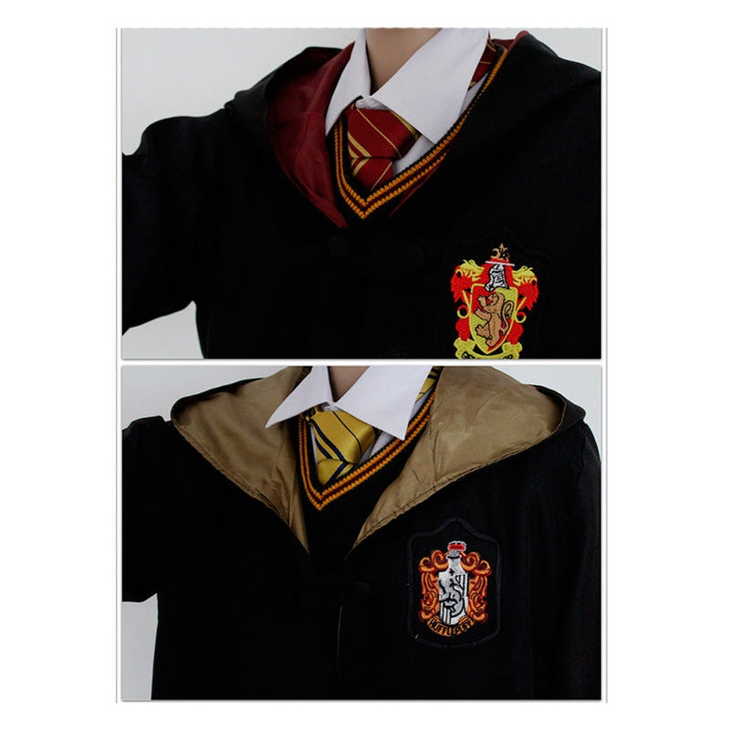 Movie Harry Potter Gryffindor and The Four Houses of Hogwarts Cosplay Magic Robe