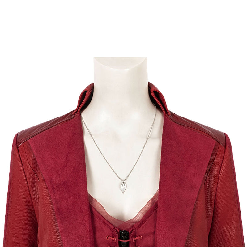 Movie Captain America Civil War Scarlet Witch Wanda Maximoff Cosplay Costume