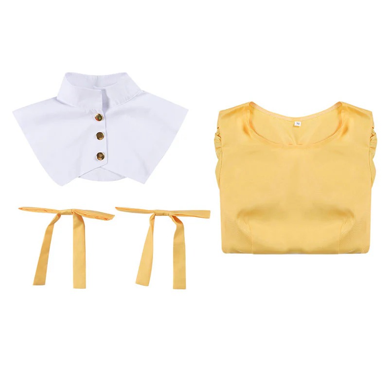 Cardcaptor Sakura Tomoyo Daidouji Yellow Dress Cosplay Costumes