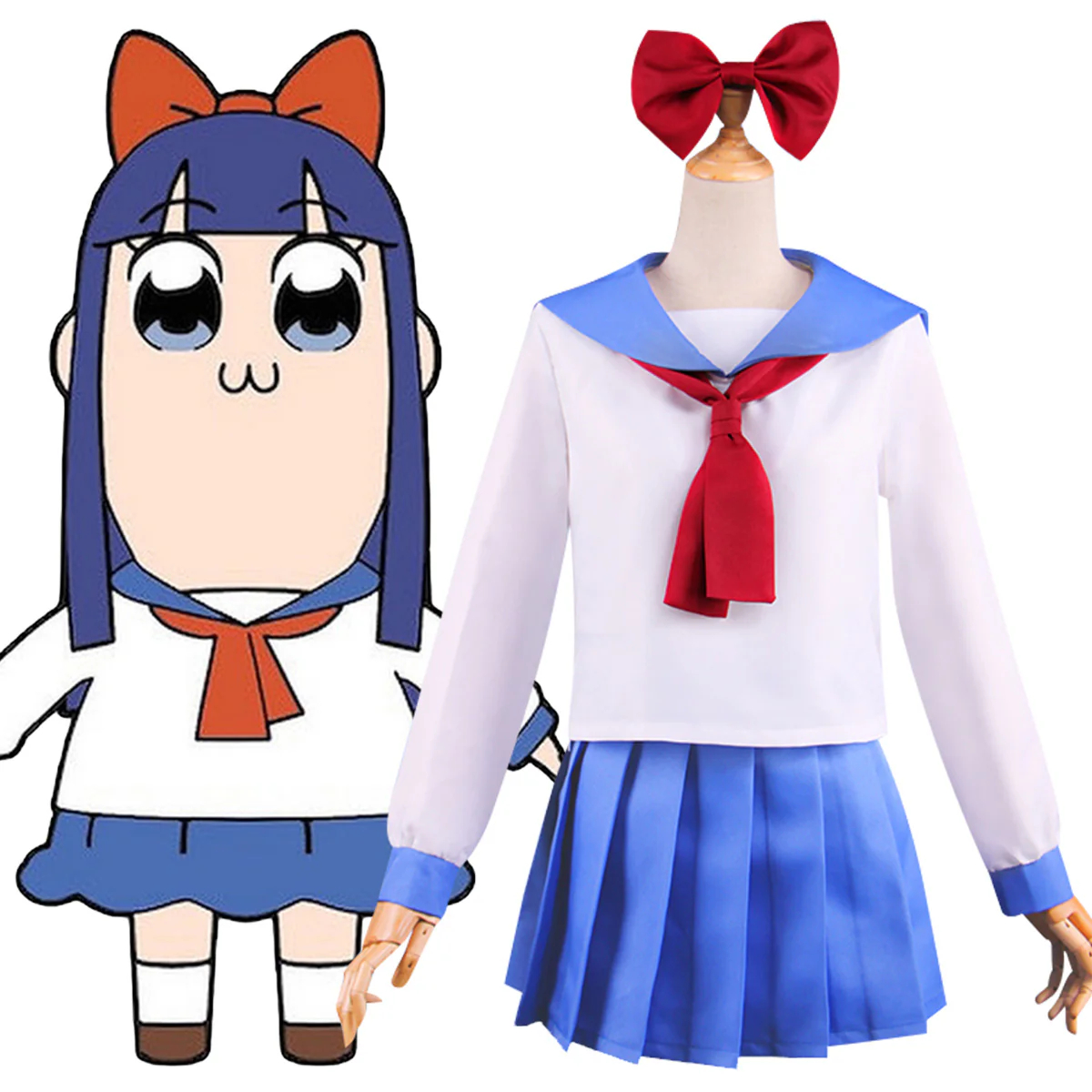 Pop Team Epic Poputepipikku Pipimi Cosplay Costume
