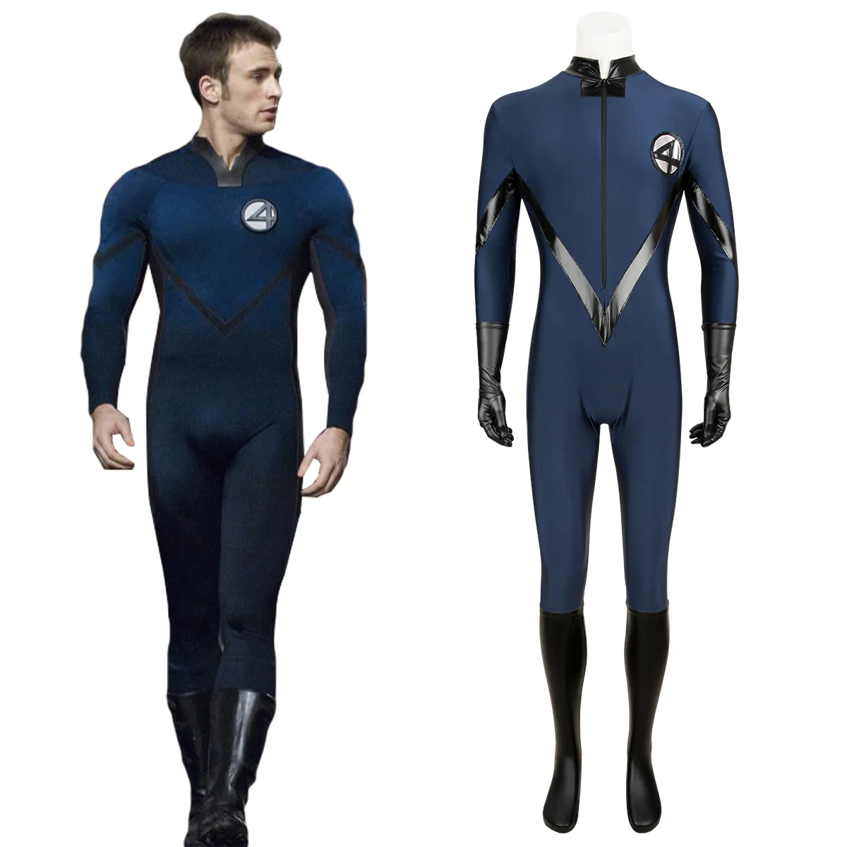 Marvel Fantastic Four Fantastic Man Cosplay Costume