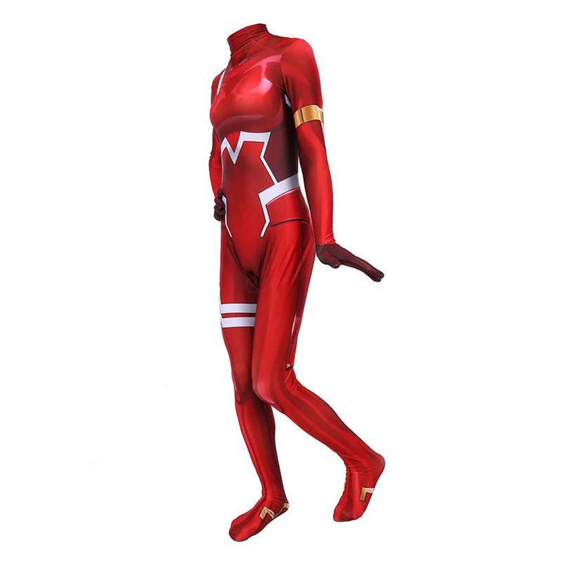 DARLING in the FRANXX 02 Zero Two Jumpsuit Cosplay Costumes