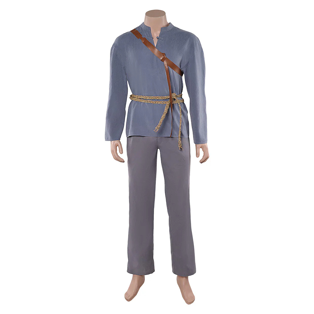 A Knight of the Seven Kingdoms Dunk Adult Man Blue&Grey Cosplay Cloak Costume Halloween Carnival Party Suit