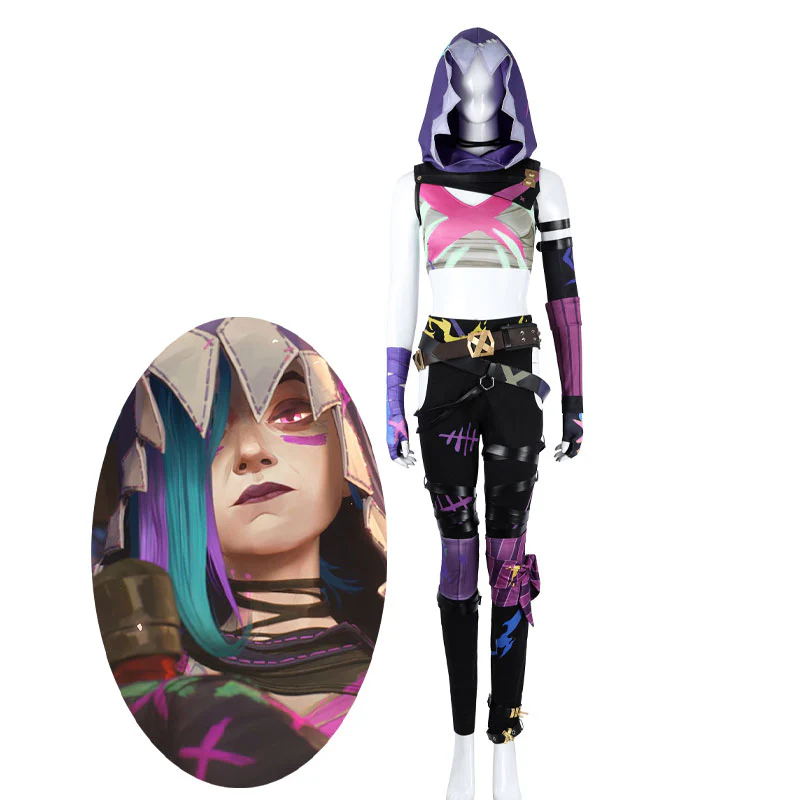 LOL Arcane Season 2 Jinx Battle Suit Cosplay Costume