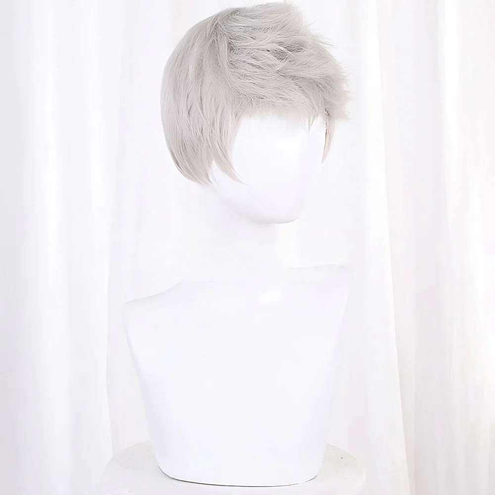 Persona 3 Reload P3R Akihiko Sanada Silver Cosplay Wig