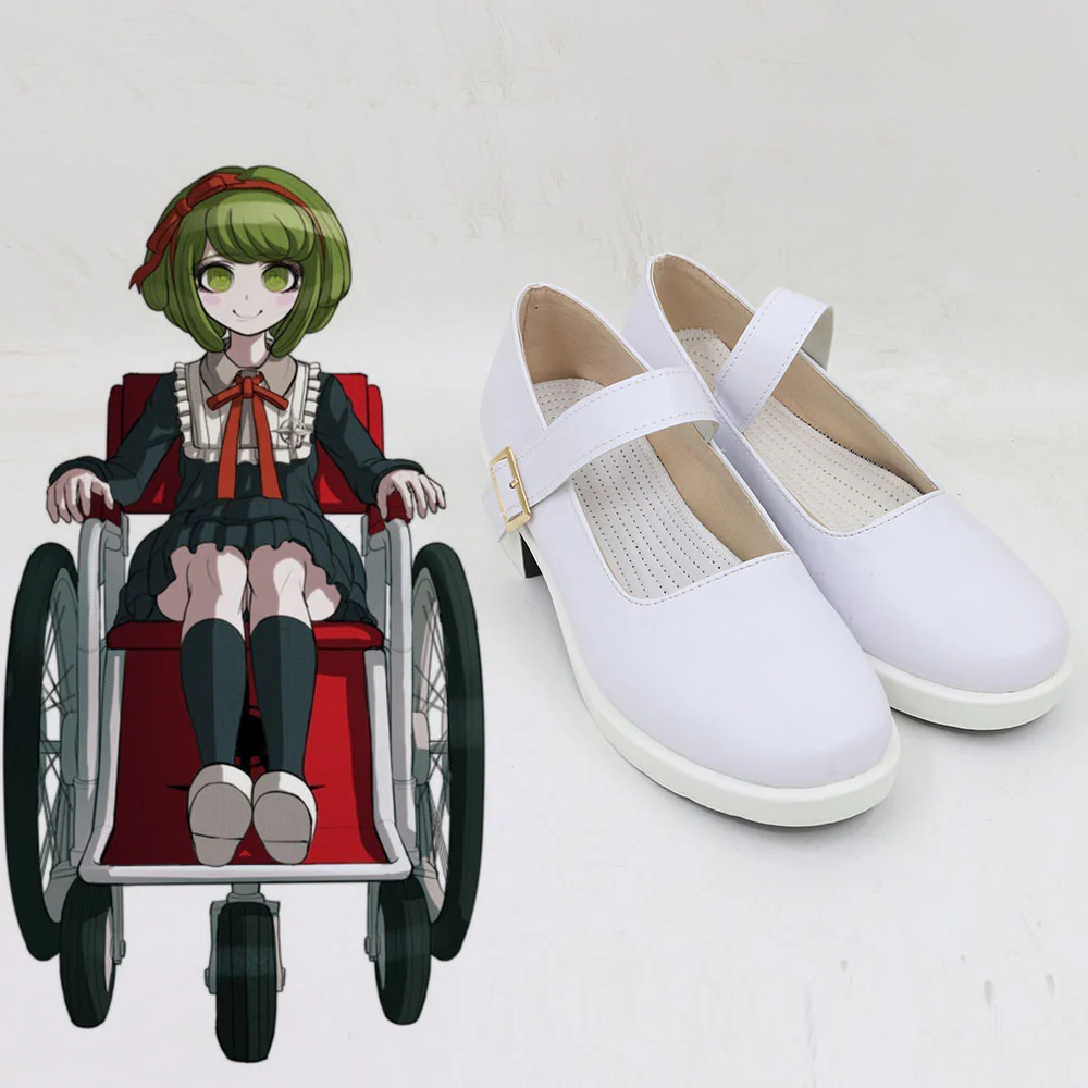 Danganronpa V3: Killing Harmony Maki Harukawa Brown Shoes Cosplay Boots