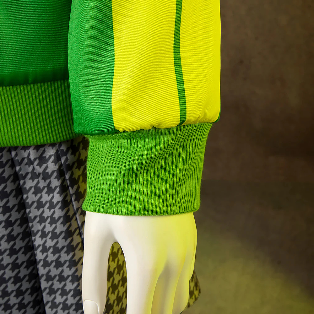 Persona 4 Golden Satonaka Chie Green Cosplay Costume