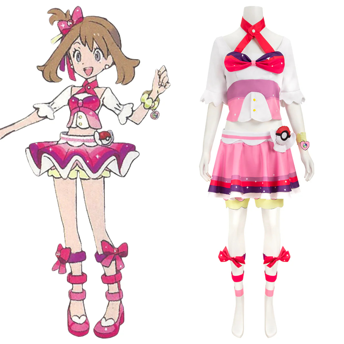 Pokemon Ruby and Sapphire May Cosplay Costume
