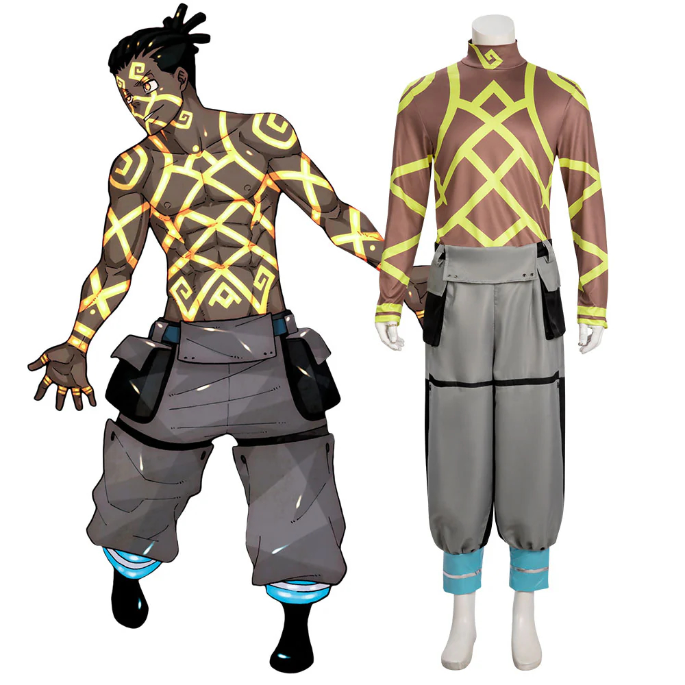 Fire Force Enen No Shouboutai Ogun Montgomery Cosplay Costume