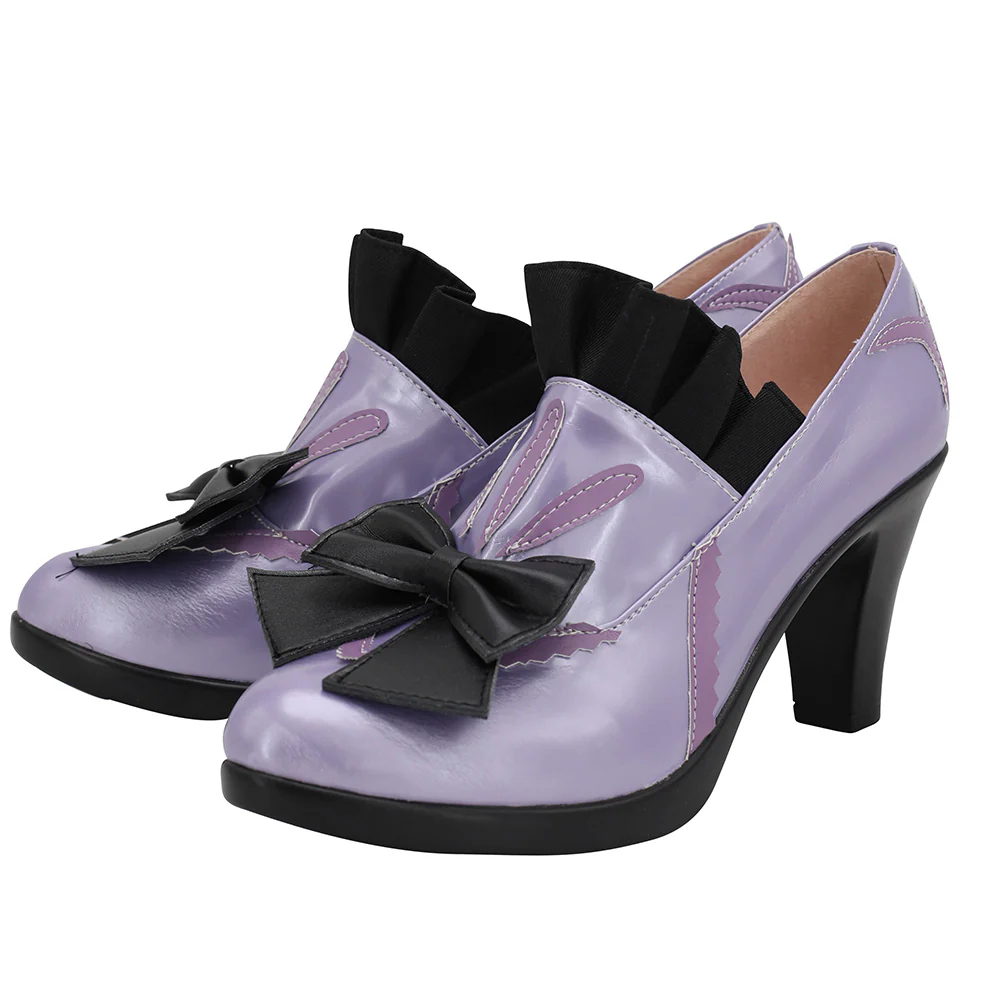 Final Fantasy VII Remake Cloud Strife Girl Ver3 Purple Cosplay Shoes