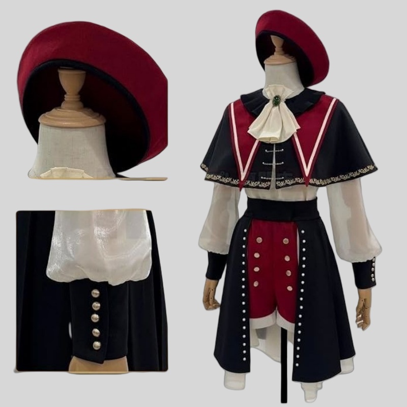 Dream Ave Mujica Wakaba Mutsumi Mortis Cosplay Costume Shirt Skirt Shorts Hat Daily Wear Cos