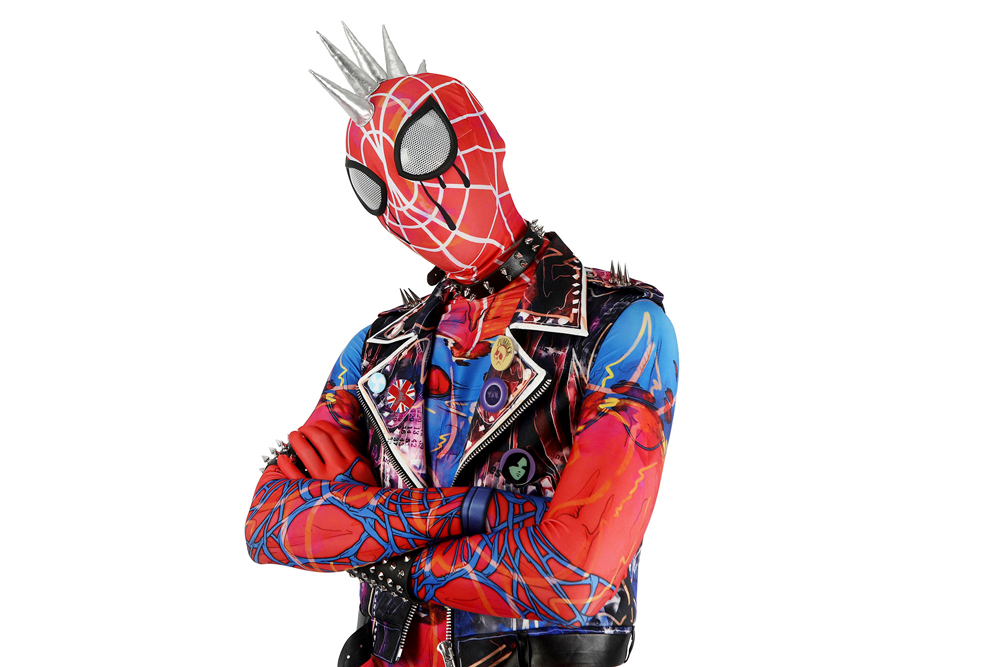 Spider-Man: Across The Spider-Verse Spider-Punk Hobart 'Hobie' Brown  Cosplay Costume Halloween Costume Sets DC Movie 5200