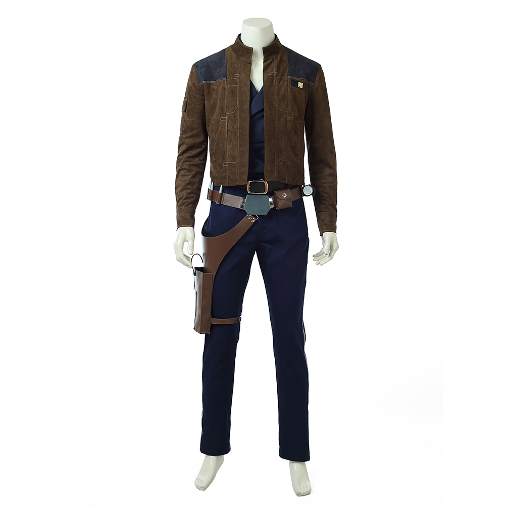 Movie Solo A Star Wars story Cosplay Costume (without boots ) Men Han Sole Cosplay Costume Full set M20180201
