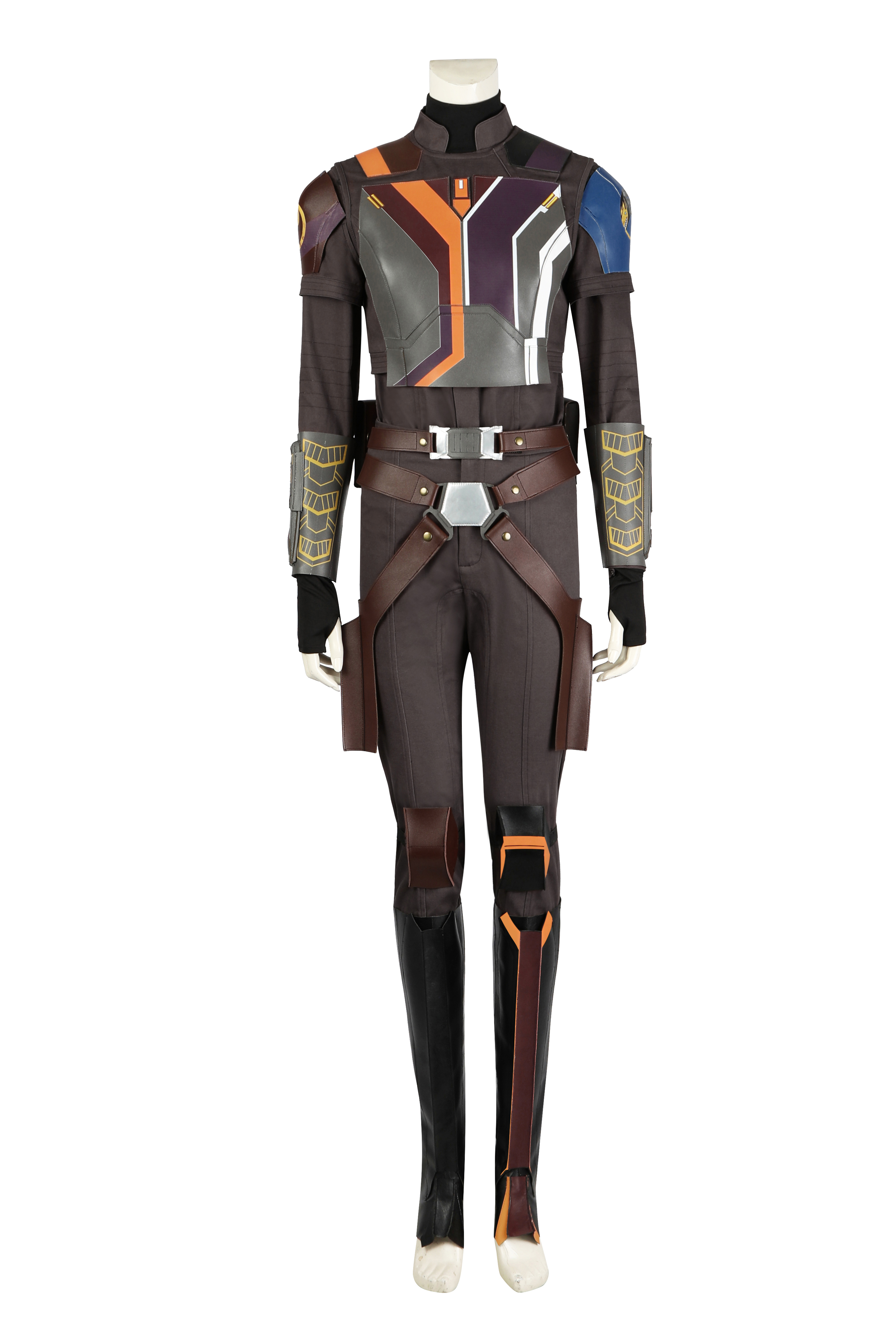 Movie Star Wars Ahsoka Sabine Wren Cosplay Costumes Slave Outfit 5230