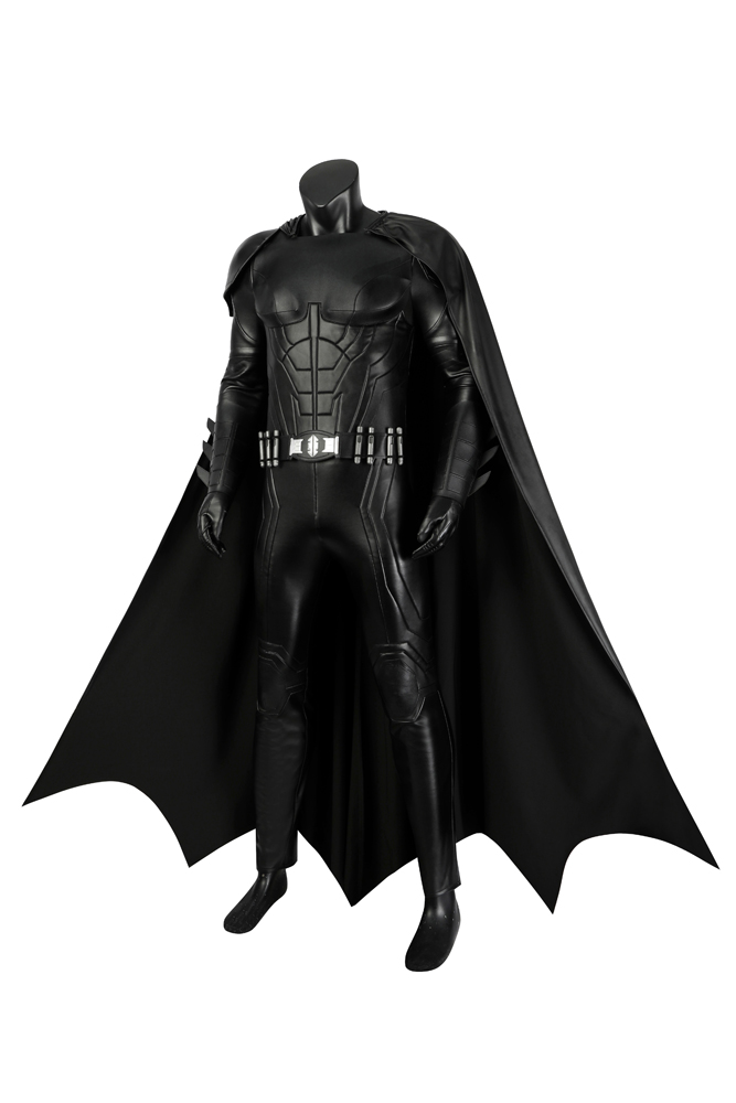 DC Movie The Flash Batman Michael Keaton Costume - Deluxe Batman Michael Keaton Cosplay With Mask 5198 
