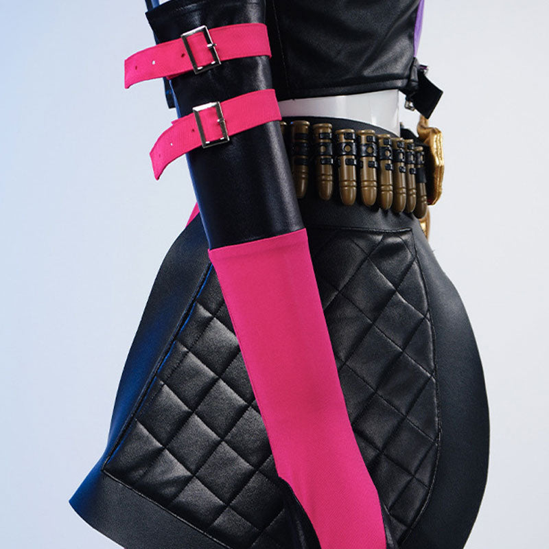 League of Legends LOL Arcane 2 Jinx Purple Suit Cosplay Costume