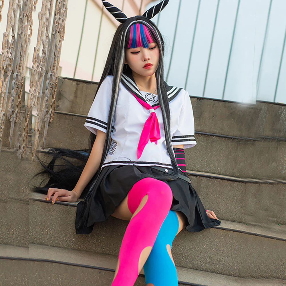 Danganronpa Dangan Ronpa 2: Goodbye Despair Ibuki Mioda Halloween Cosplay Costume