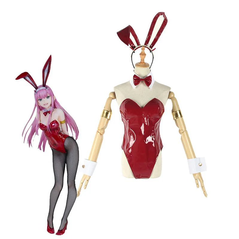 DARLING in the FRANXX 02 Cosplay Zero Two Bunny Girl Cosplay Costumes