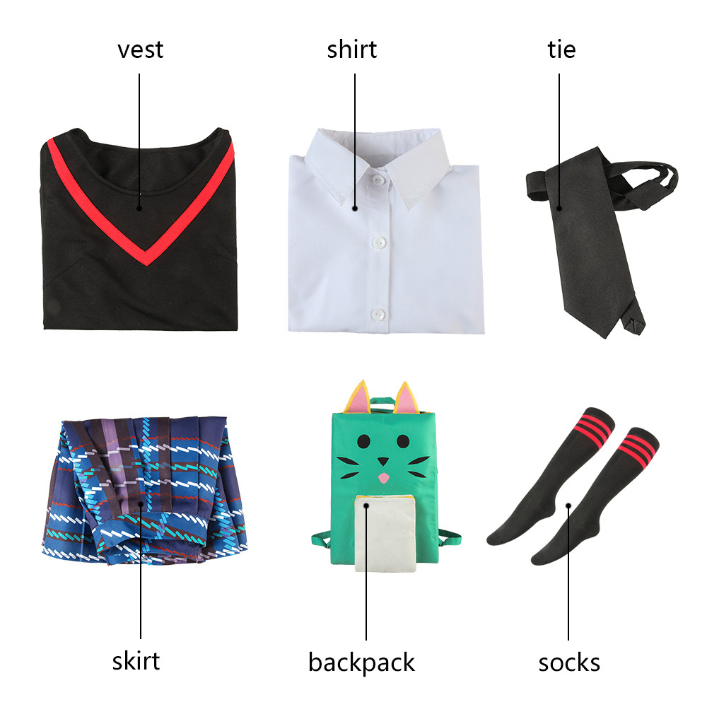 Spider Man Into the Spider-Verse Peni Parker Cosplay Costume Halloween Costume Sets DC Movie 4364