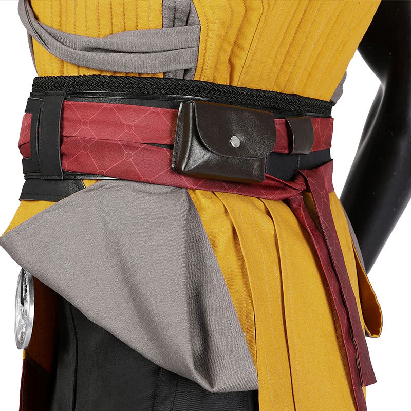 Mortal Kombat Scorpion Top Pants Mask Full Outfits Party Carnival Halloween Cosplay Costume