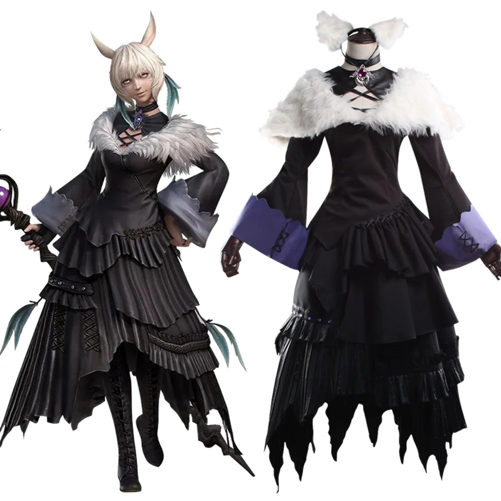 Final Fantasy XIV Shadowbringers 5.0 FF14 Y'shtola Rhul Yshtola Rhul Cosplay Costume
