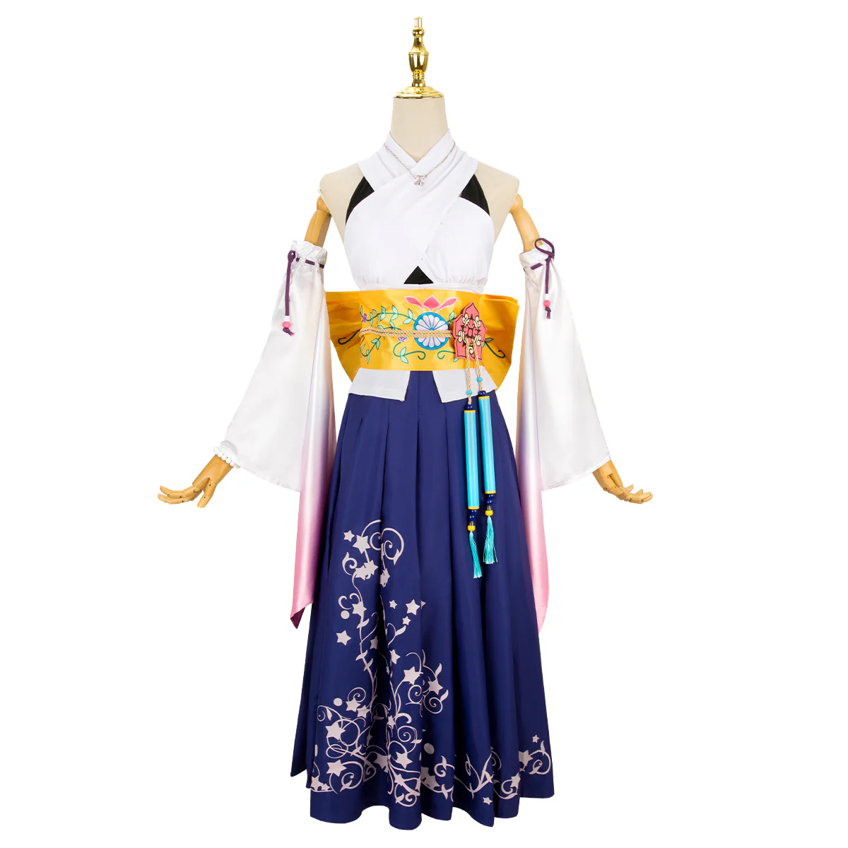 Final Fantasy X FF10 Yuna Cosplay Costume 