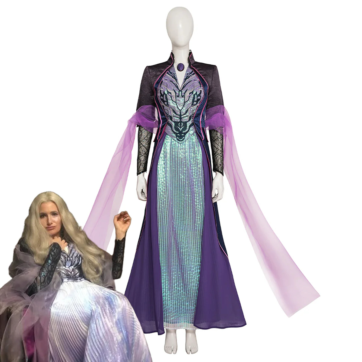 Marvel Agatha All Along Ghost Agatha Harkness Cosplay Costume