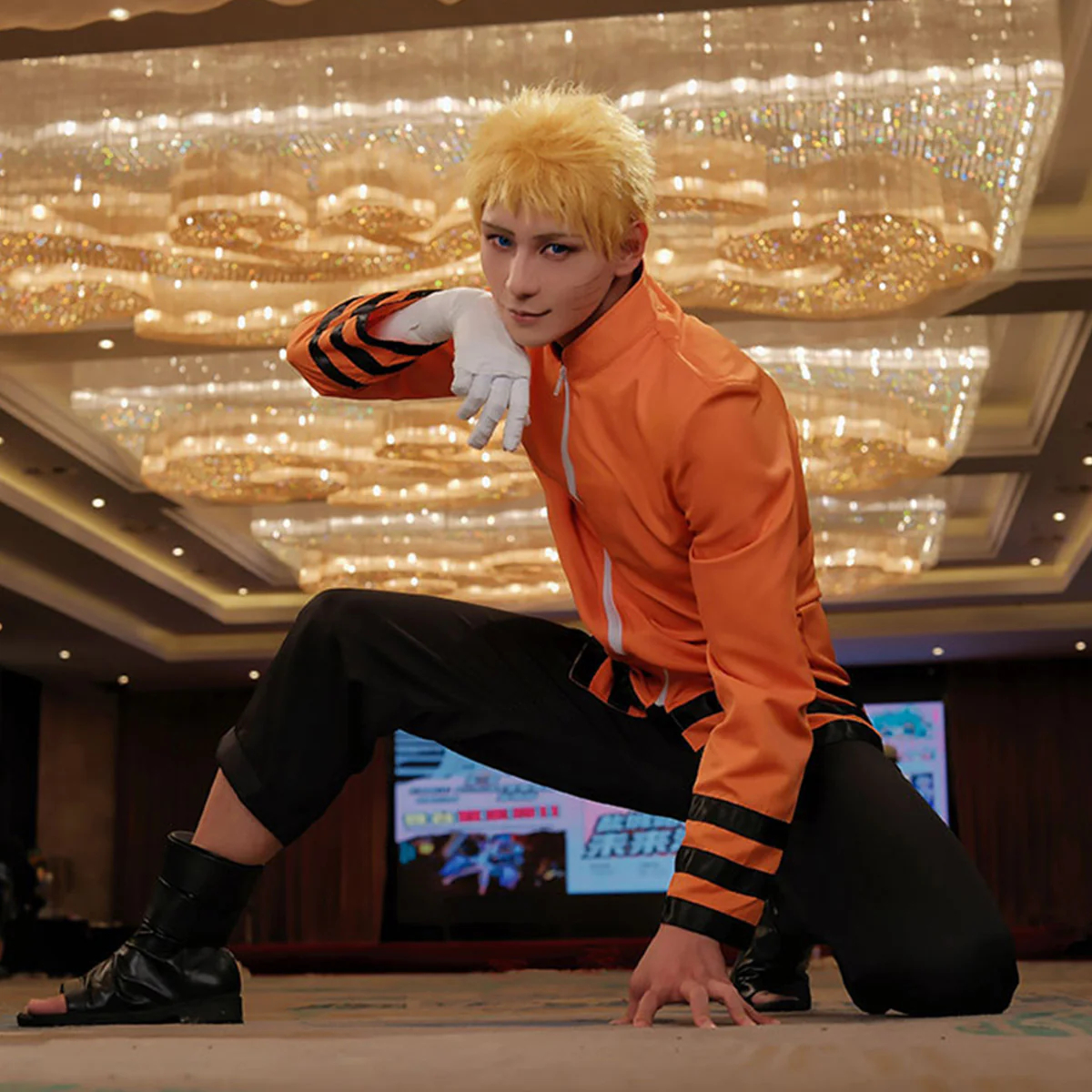 Naruto Uzumaki Seventh Hokage Cape Cosplay Costume