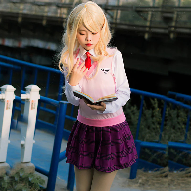 Danganronpa Dangan Ronpa V3: Killing Harmony Kaede Akamatsu Halloween Cosplay Costume