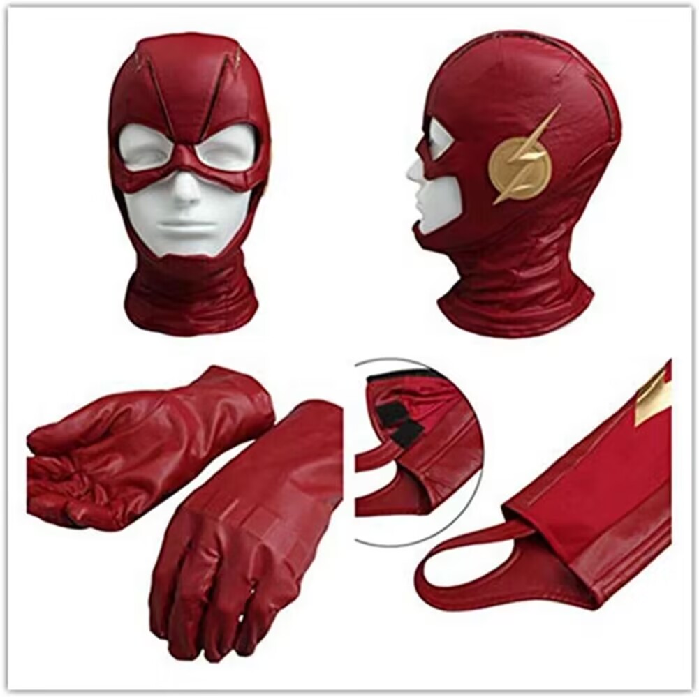 DC Movie The Flash Cosplay Costumes Shoes Barry Allen Cosplay Suit 
