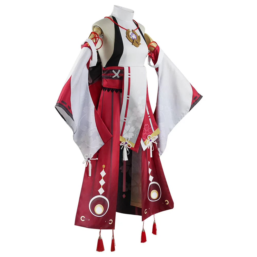 Genshin Impact Yae Miko Guuji Yae Halloween Cosplay Costume