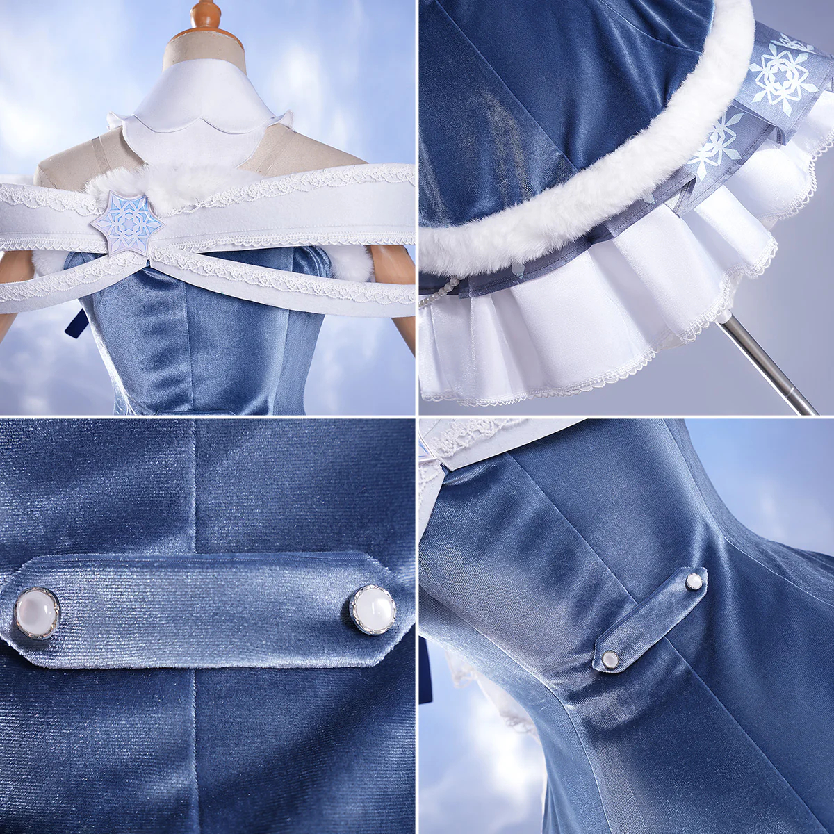 Vocaloid Hatsune Miku Snow Miku 2025 Cosplay Costume