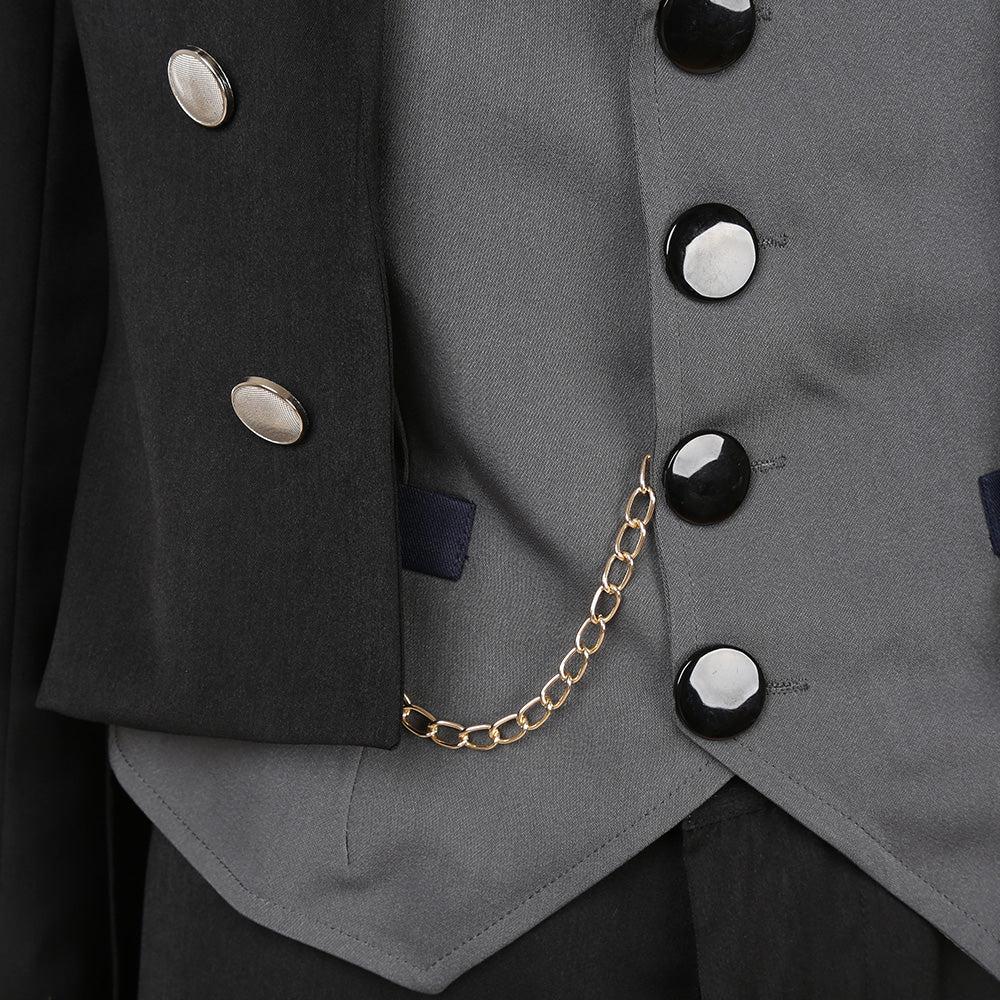 Persona 3: Dancing Moon Night Yuki Makoto Minato Arisato Butler Suit Cosplay Costume