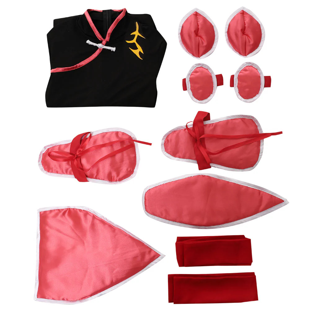 Inuyasha Sango Black Shoes Cosplay Costume