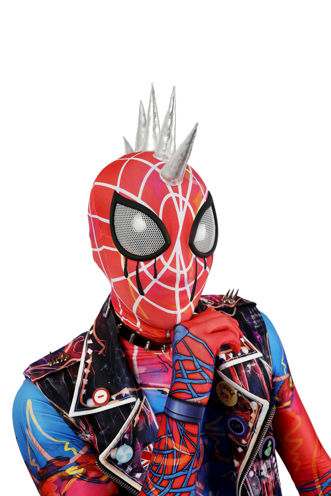 Spider-Man: Across The Spider-Verse Spider-Punk Hobart 'Hobie' Brown  Cosplay Costume Halloween Costume Sets DC Movie 5200