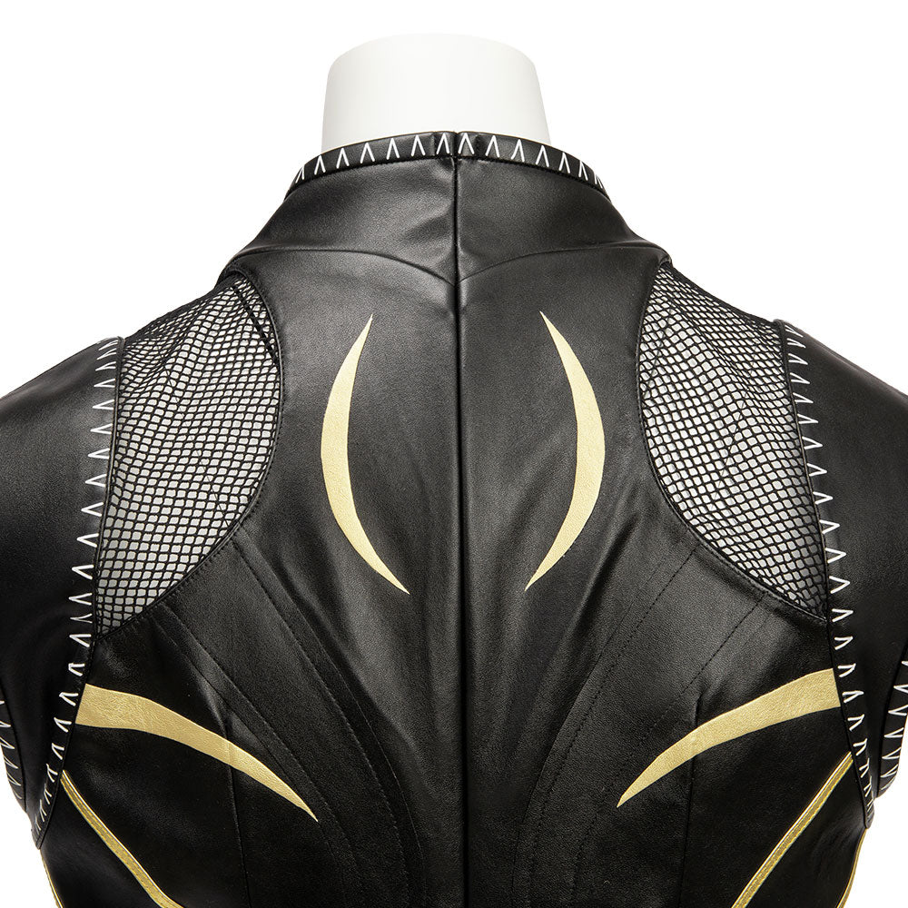 Game Baldur's Gate 3 Shadowheart Camp Cosplay Costume Women Sexy Leather Deep