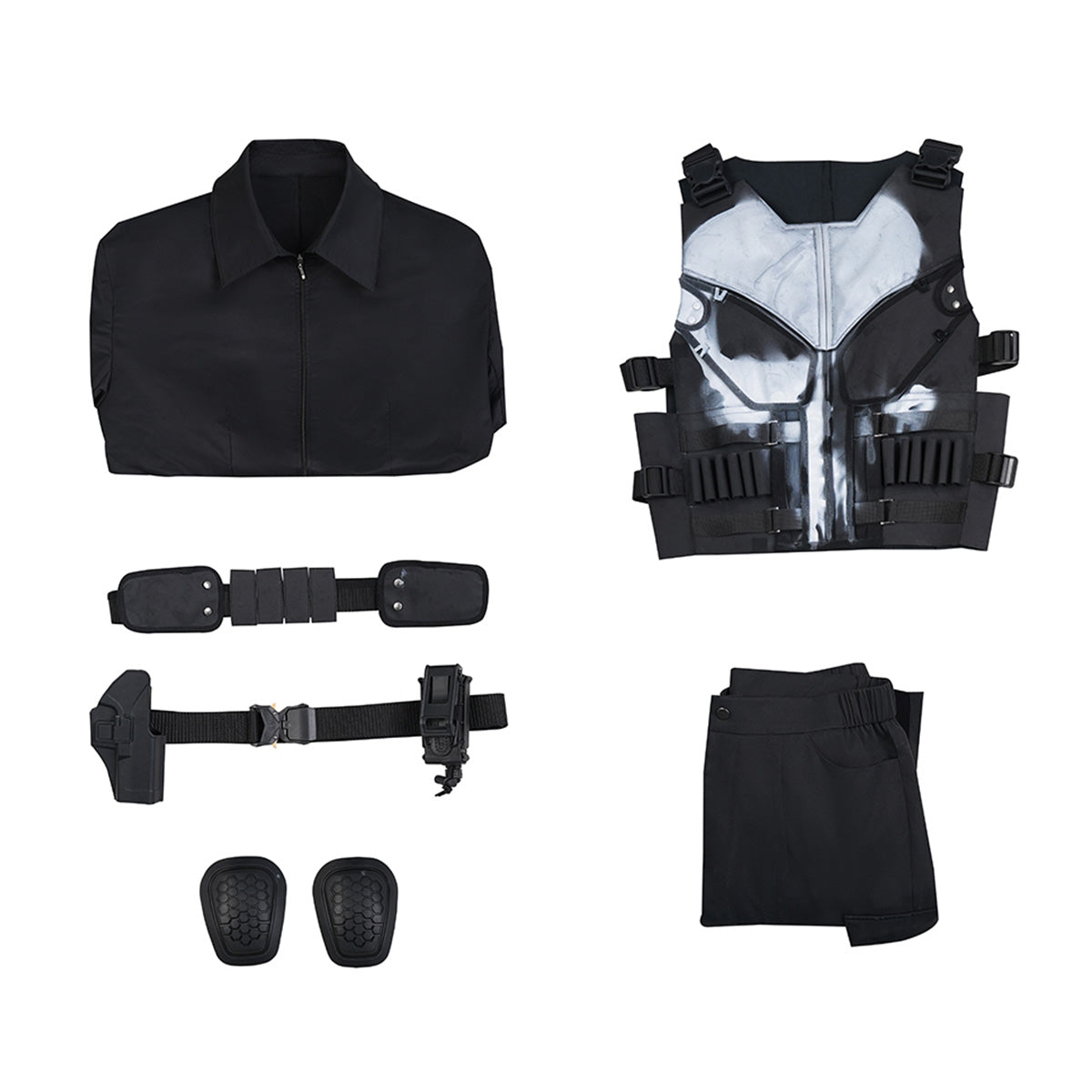 Daredevil: Born Again Daredevil Frank Castle The Punisher Cosplay Costume