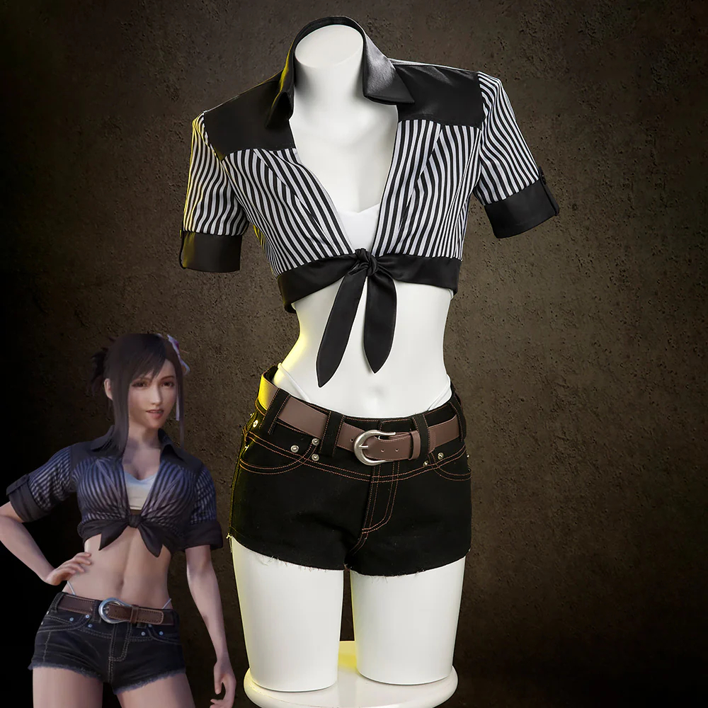 Final Fantasy VII Rebirth FF7R Tifa Lockhart Beachwear Cosplay Costume