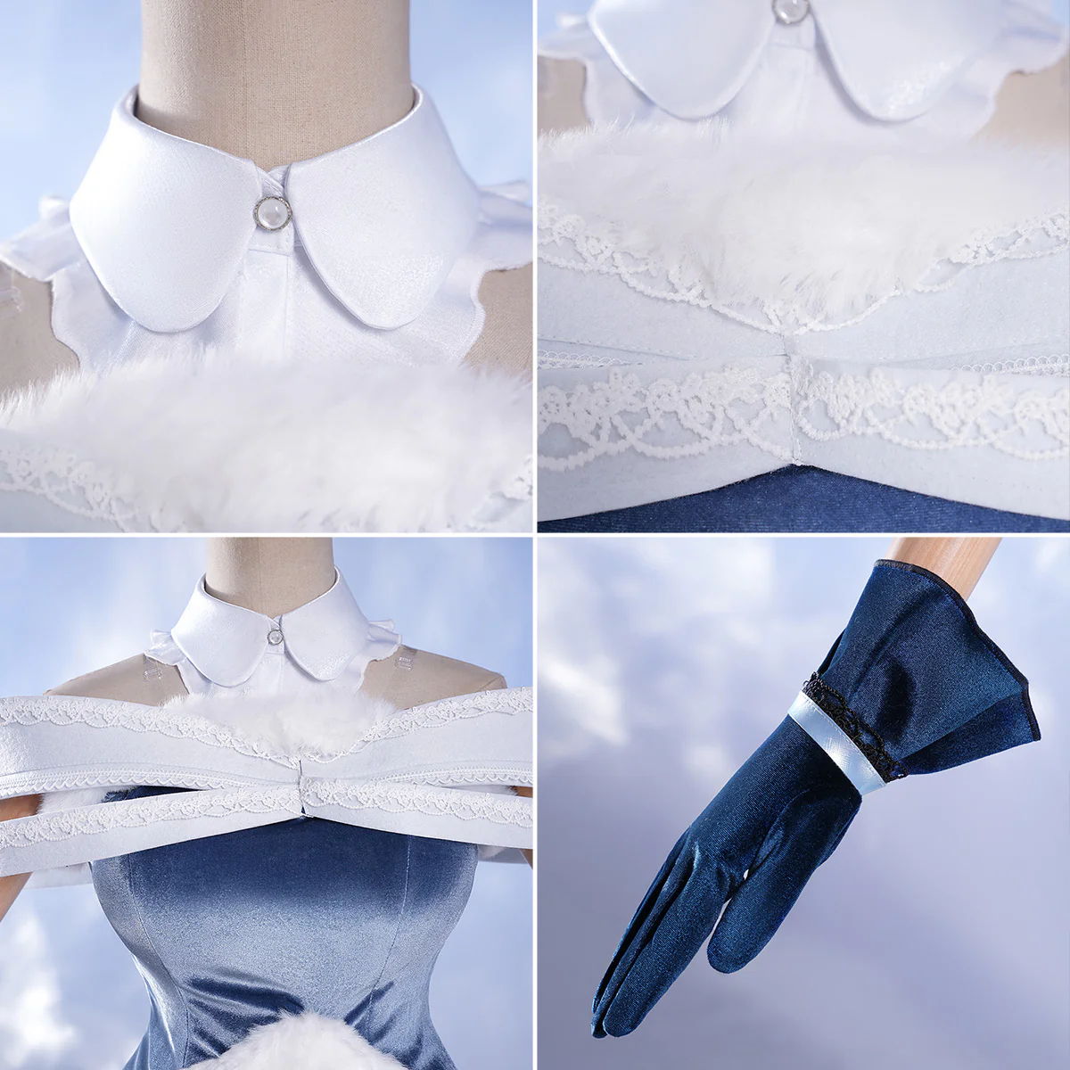 Vocaloid Hatsune Miku Snow Miku 2025 Cosplay Costume