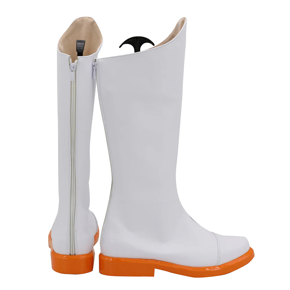 JoJo's Bizarre Adventure Jotaro Kujo Star Platinum White Shoes Cosplay Boots