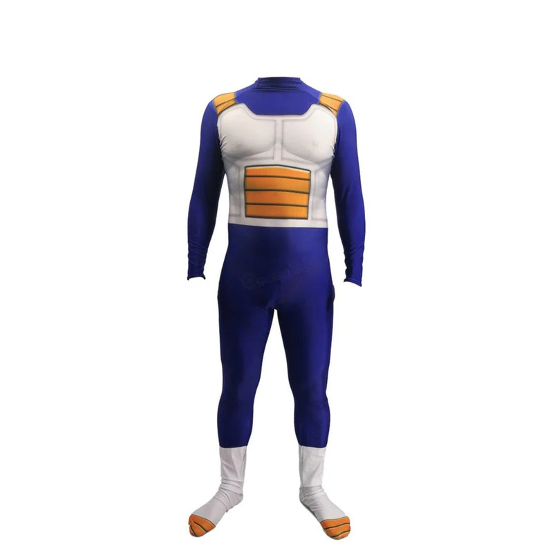 Anime Dragon Ball Vegeta IV Combat Suit Cosplay Costume