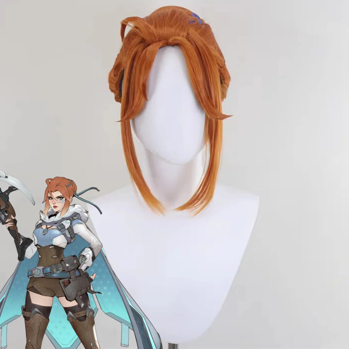 Overwatch 2 Freja Brown Cosplay Wig