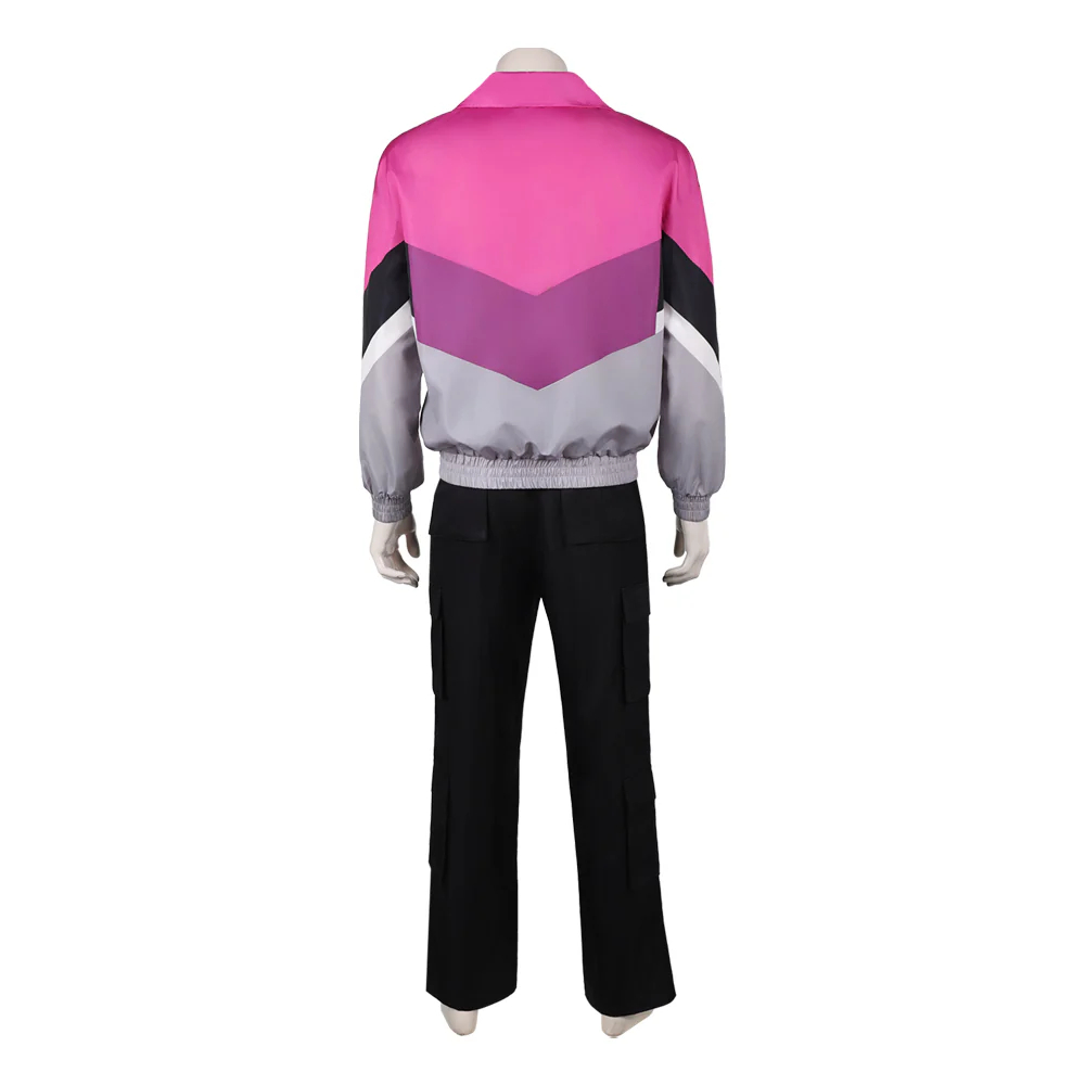 Crime 101 (2026) Ormon Pink Sportswear Set Outfit Men Halloween Carnival Party Cosplay Costume