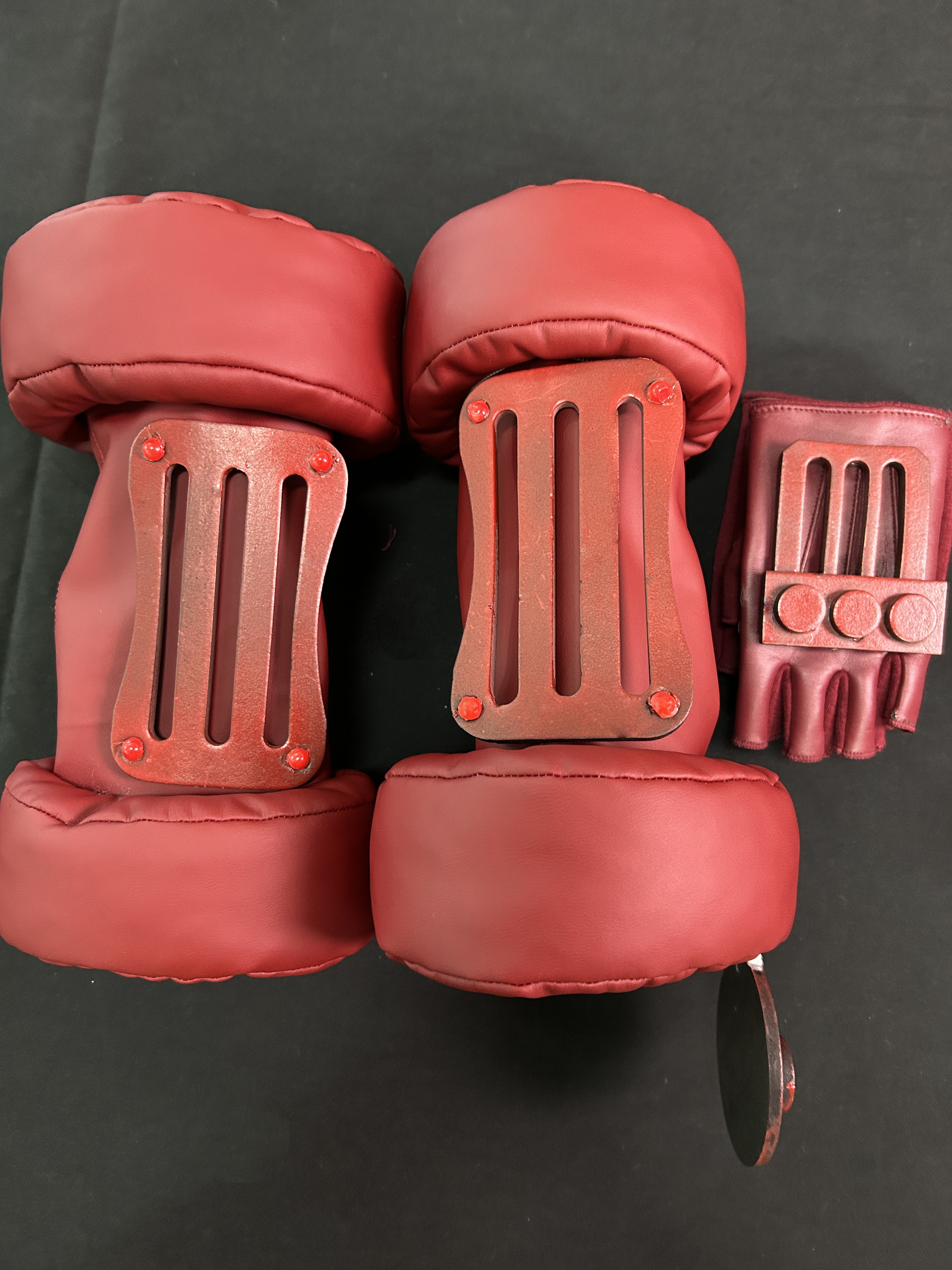 Street Fighter Cammy White Cosplay Props Gloves Bracers