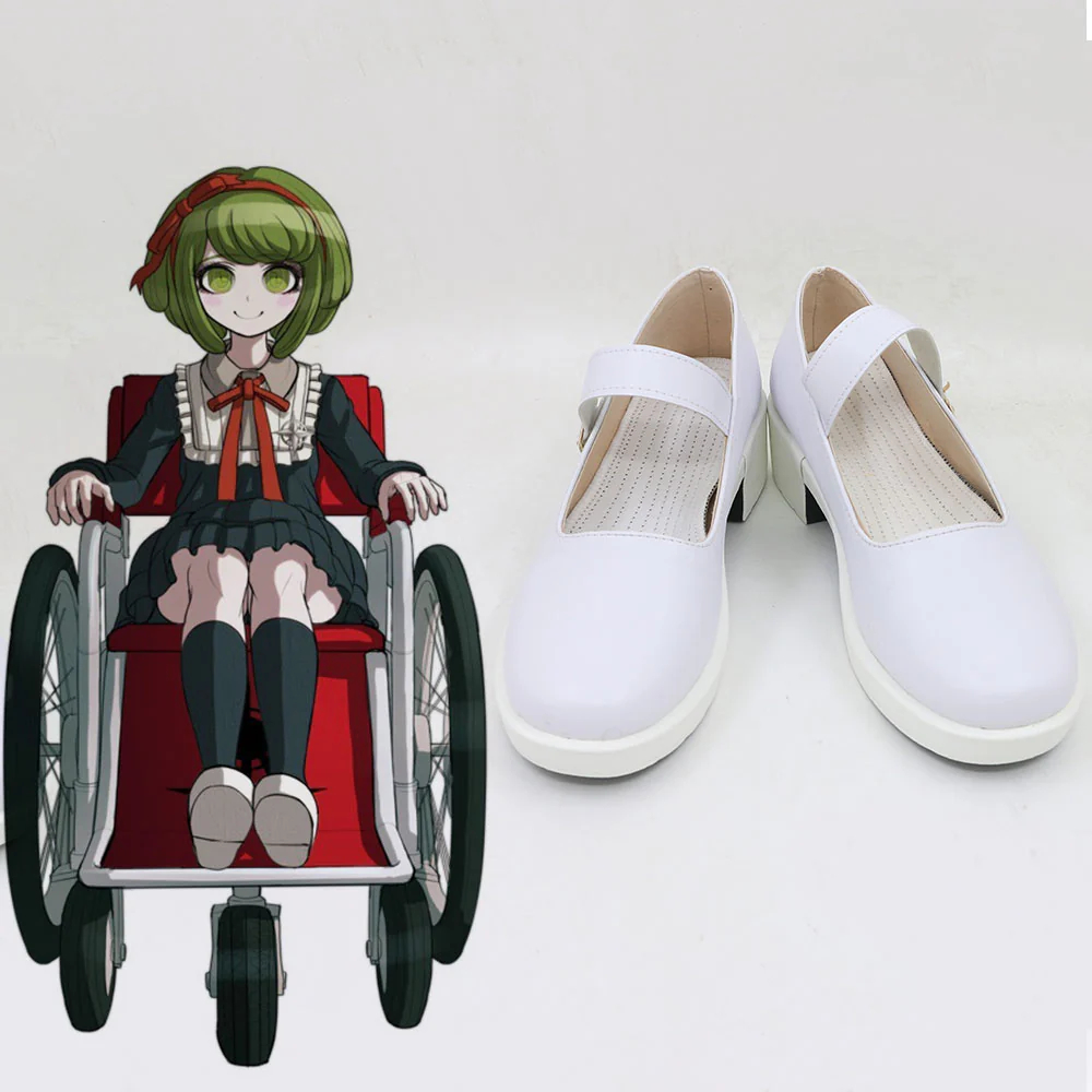 Danganronpa V3: Killing Harmony Maki Harukawa Brown Shoes Cosplay Boots