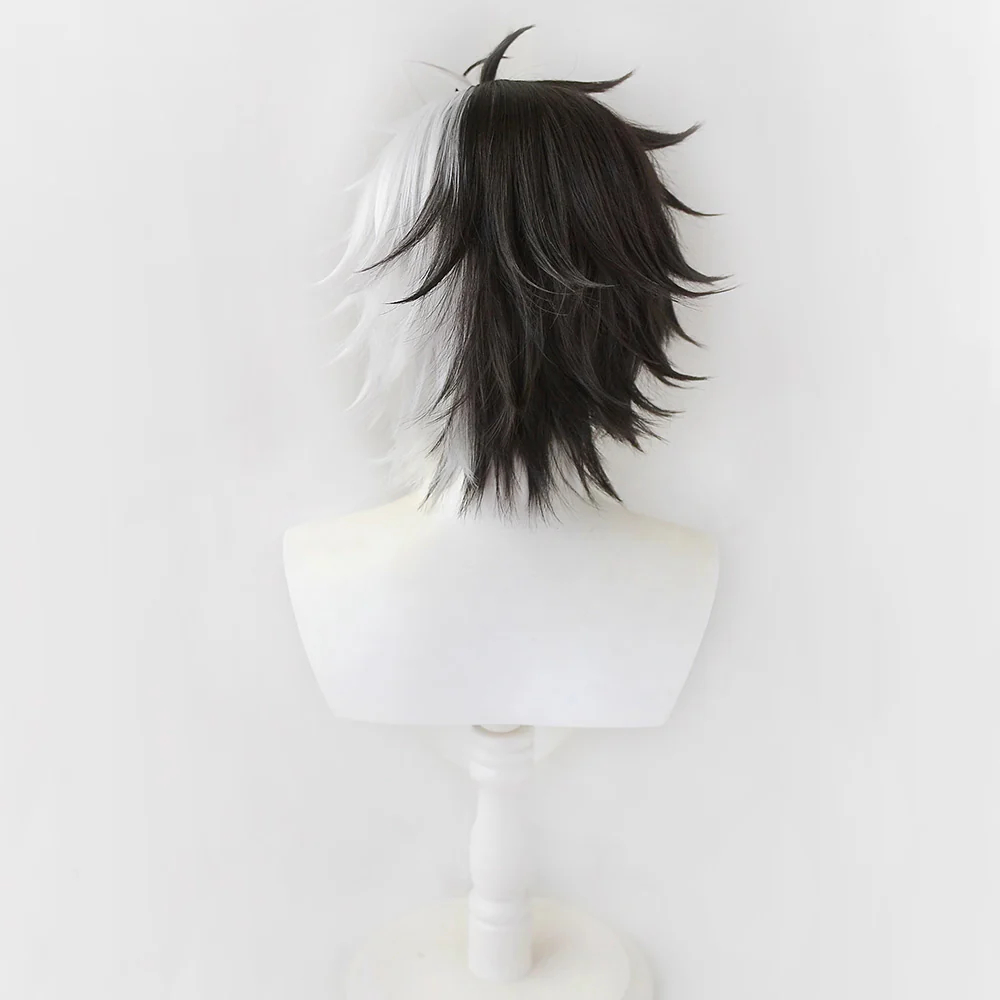 Wind Breaker Haruka Sakura Black White Cosplay Wig