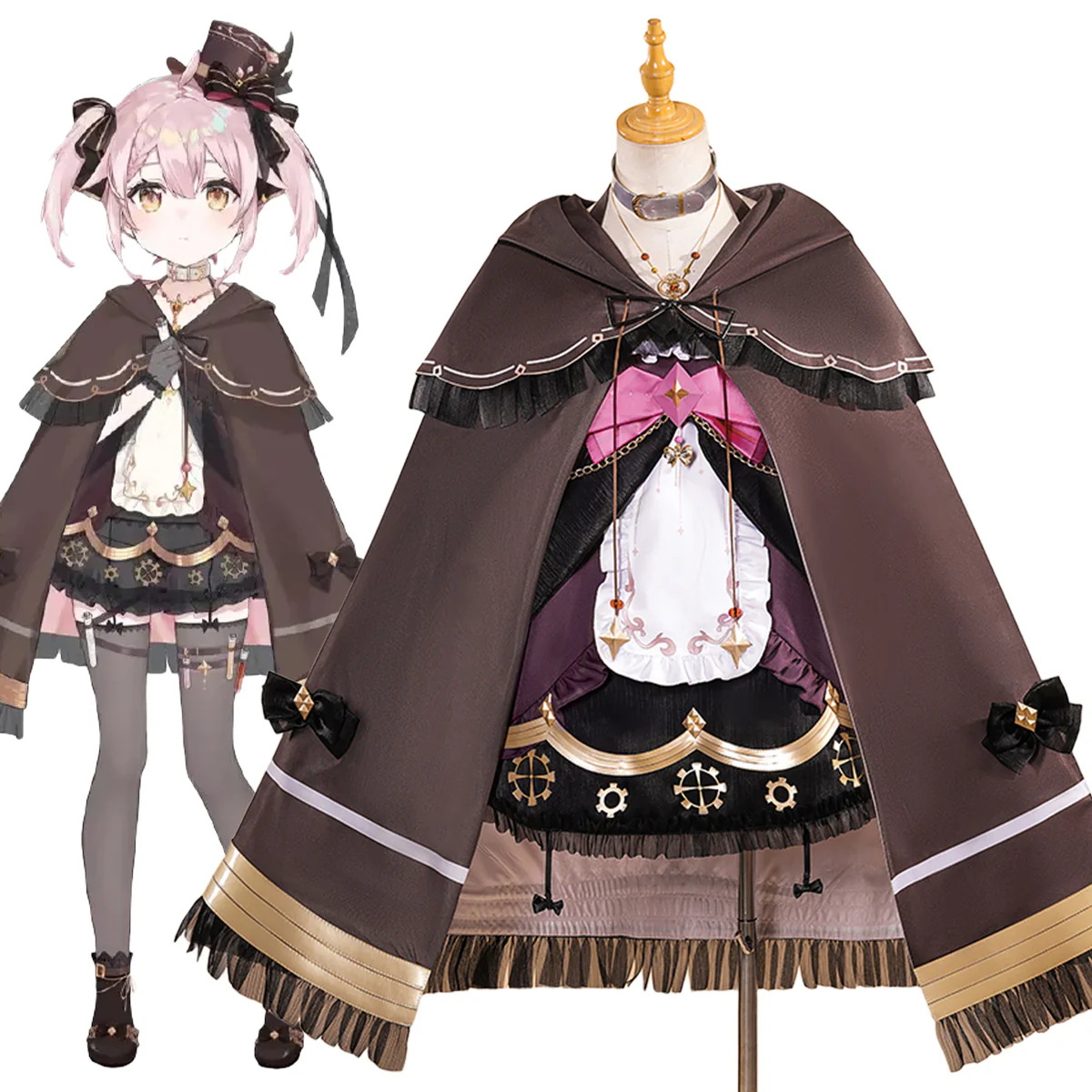Virtual YouTuber Ace Taffy B Cosplay Costume