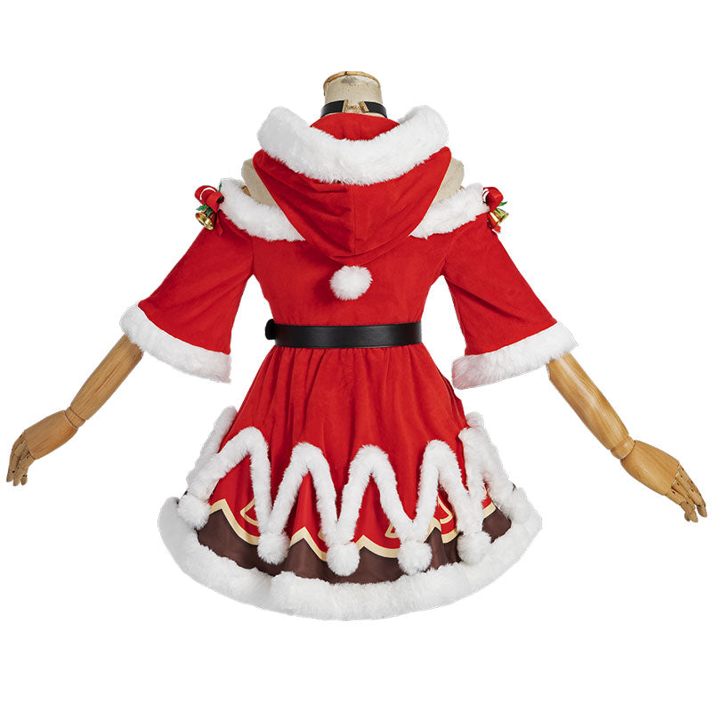 Game Genshin Impact Christmas Barbara Cosplay Costumes
