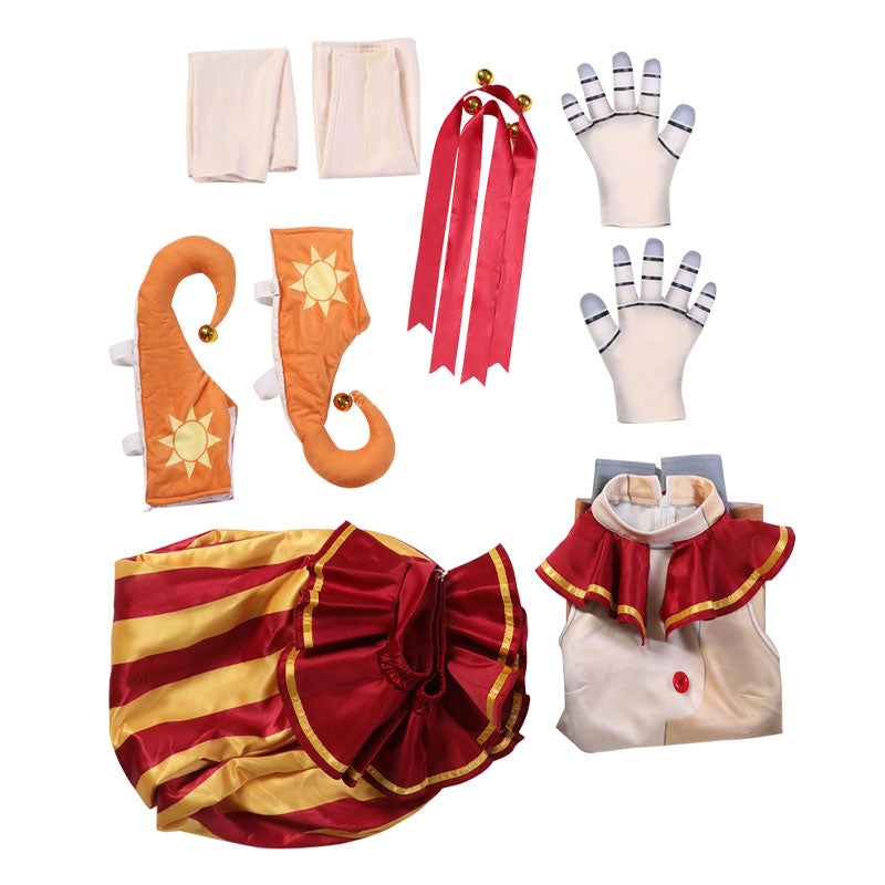 Game Five Nights at Freddy's Sun Halloween Clown Suit Cosplay Costumes