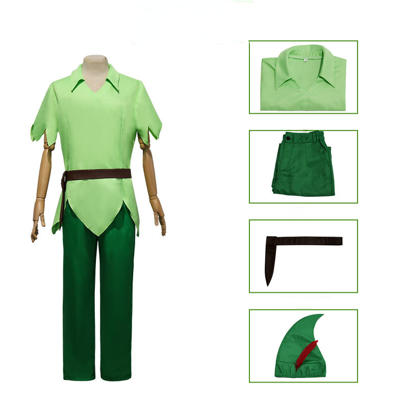 Movie Peter Pan Fullset Cosplay Costumes